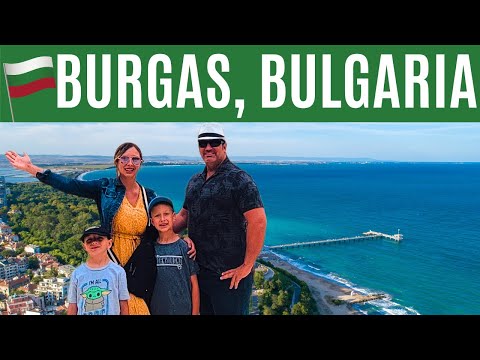 Burgas, Bulgaria Tour: INCREDIBLE City on the Black Sea Coast - Family Vlog  🇧🇬