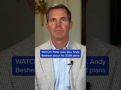 WATCH: Peter asks Gov. Andy Beshear about his 2028 plans
