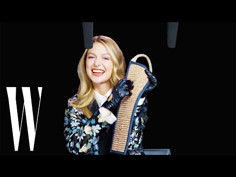 Supergirl Melissa Benoist Explores ASMR with Wonder Woman Bracelets and Catwoman Claws | W Magazine