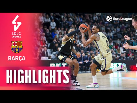 Stars DECIDE Close Games | ASVEL - FC Barcelona | R24 BASKETBALL HIGHLIGHTS 2025-26