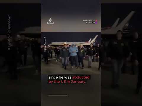 First images of Maduro in US custody released since his abduction