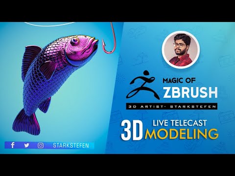 Zbrush 2020 Live 3D Modeling by Starkstefen #zbrush2020  #zbrushlive