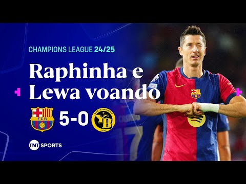 Gols e lances de Barcelona x Young Boys