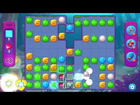 Fishdom 7127 Super Hard Level - 14 moves - NO BooSTERS