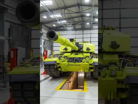 Zinc Anti-Corrosion Coating Process on Challenger 2 Tank in Germany