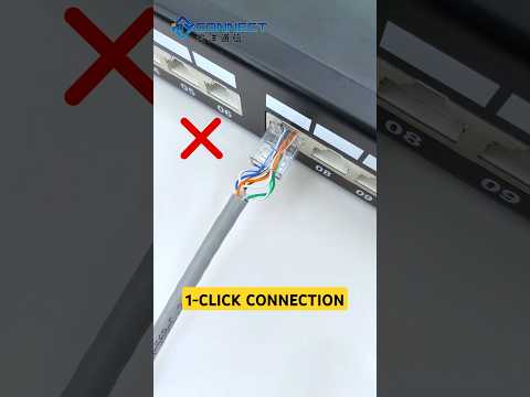 How to Terminate a Cat6 Pass-through RJ45 Connector With a Multifunctional RJ45 Crimper #diy#cabling