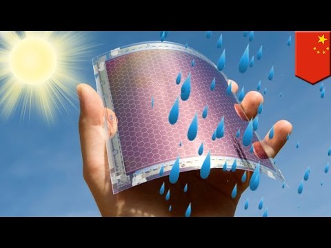 New solar panels could generate electricity from raindrops