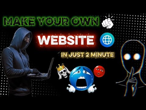 Make Your Own Website In Just 2 Minutes 😱 | How To Make Website Without Coding | 🥶