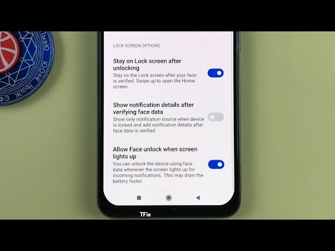 How to enable face unlock when the screen lights up on Xiaomi Redmi Note 10 Android 11