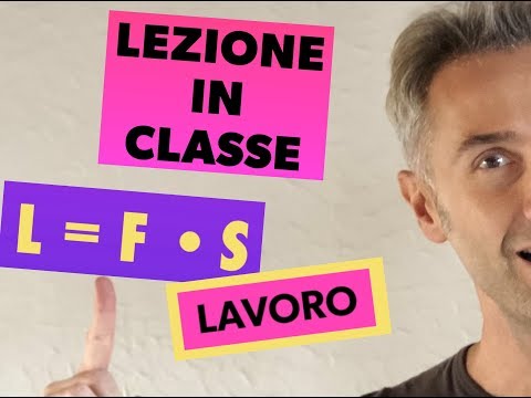 FISICA! Parliamo di LAVORO ED ENERGIA problemi fisica 1 lezione di fisica