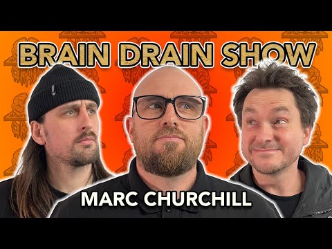 ESCAPING DEATH TWICE with Olympic Skateboarding MC Marc Churchill | Brain Drain Show #28