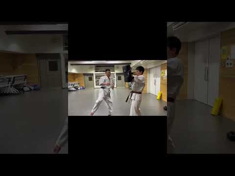極真会‼️師範の回し蹴り　Mawashigeri‼️#kyokushin #karate #空手 #空手道