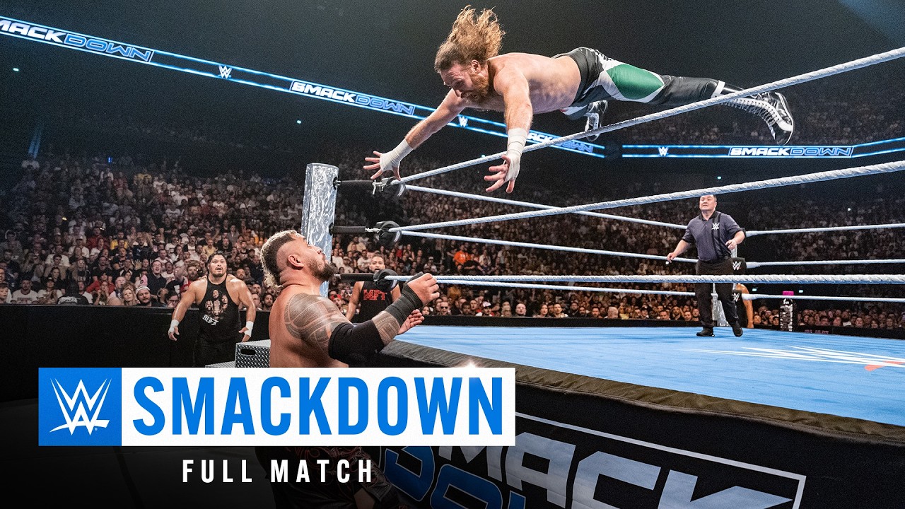 FULL MATCH: Solo Sikoa vs. Sami Zayn | United States Title Match: SmackDown, Aug. 29, 2025