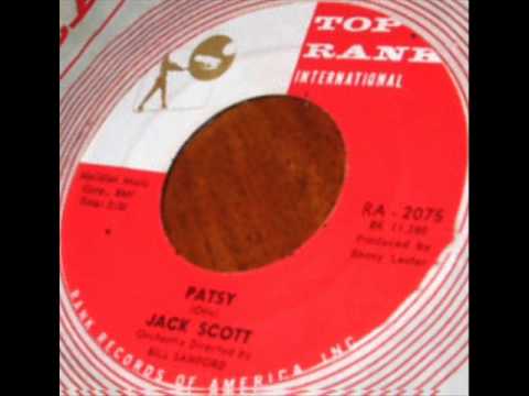 Jack Scott - Patsy, Mono 1960 Top Rank 45 record.