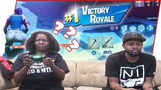 Teaching My Mom Fortnite! Who Knew She'd Be THIS GOOD! - Fortnite Gameplay