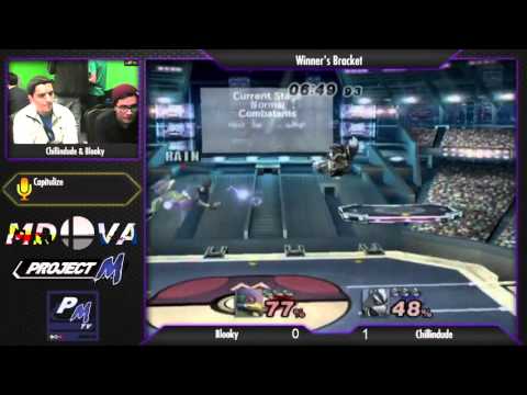 Project M @ Xanadu Jan. 21 - Blooky (Falco) vs. Chillindude (Wolf)