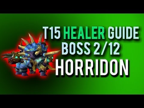"Horridon" HEALER Guide → Boss 2/12 in Throne of Thunder