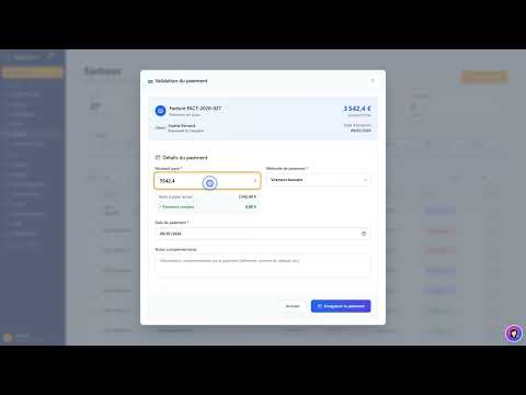 Tutoriel vidéo : Encaisser un paiement — Formation FacturesPro