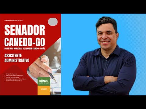 Apostila Concurso Prefeitura de Senador Canedo - GO 2025 - Assistente Administrativo