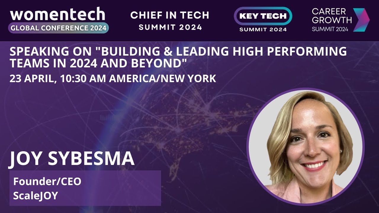 Building & Leading High Performing Teams in 2024 and Beyond | Chief in Tech