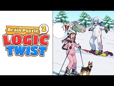 brain puzzle 2 logic twist level 115 SkiSlowDown Walkthrough