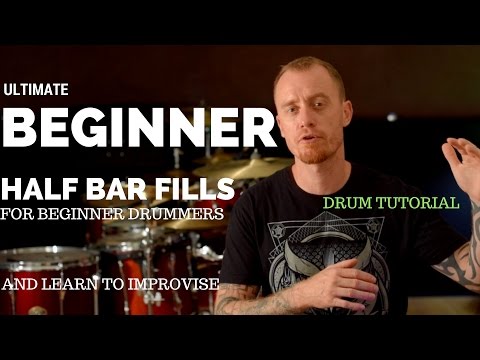 ULTIMATE Half Bar Fills For Beginner Drummers And Learn To IMPROVISE
