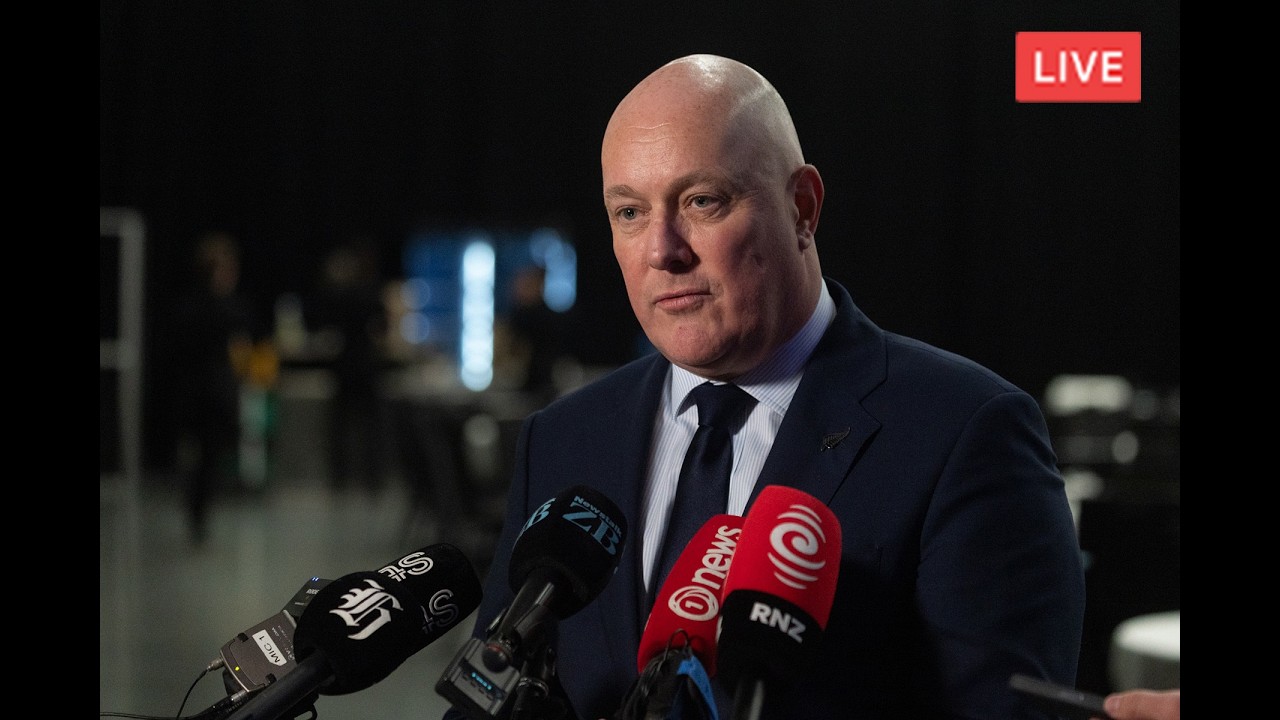 NZ Herald Live: Christopher Luxon speaks to the media.