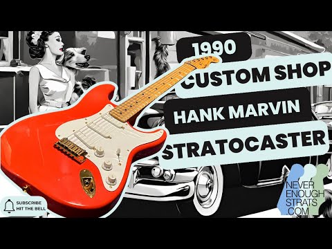 Fender Stratocaster Custom Shop Hank Marvin Signature 1990 Fiesta Red