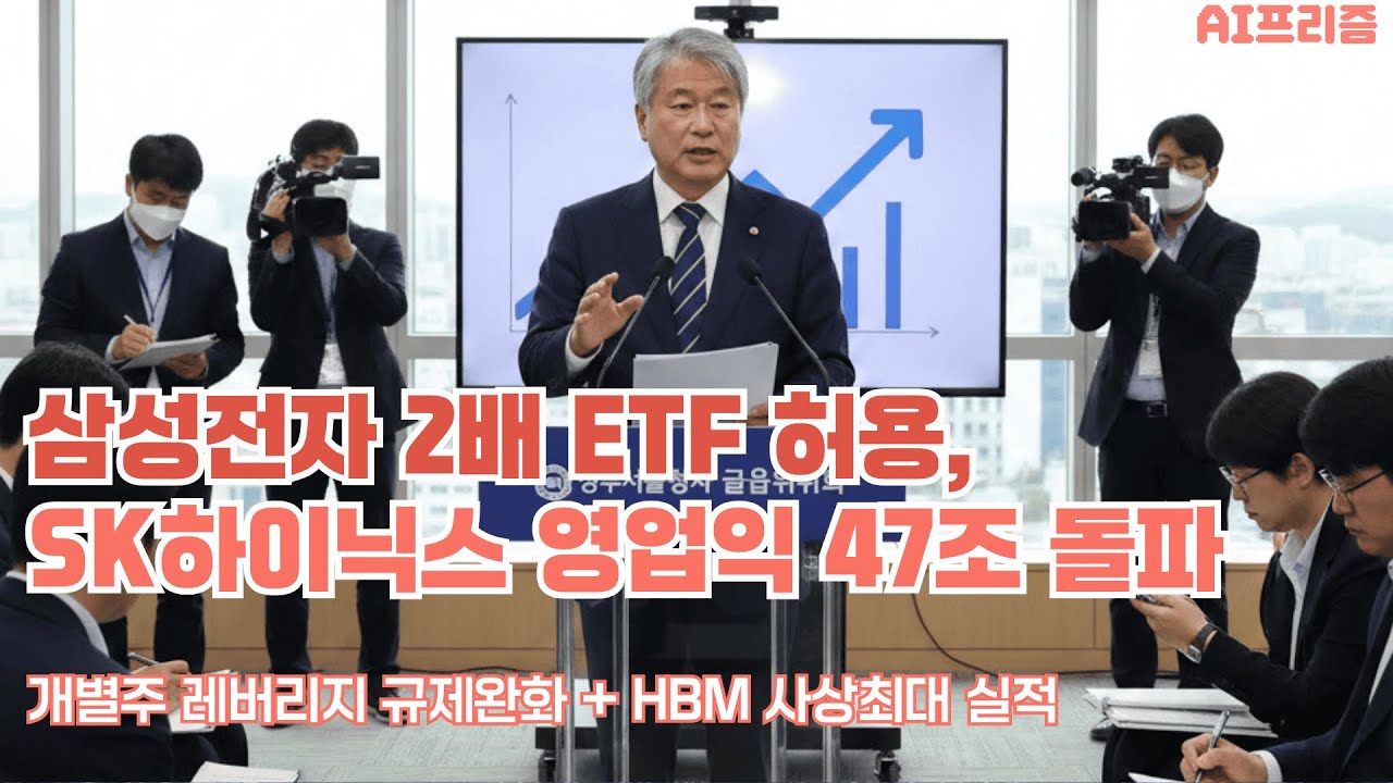 삼성전자 2배 ETF 허용, SK하이닉스 영업익 47조 [AI PRISM]