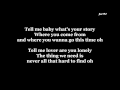 Red Hot Chili Peppers - Tell Me Baby (Lyrics)