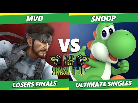 Smash It Up 21 Losers Finals - Snoop (Yoshi) Vs. MVD (Snake) - SSBU Ultimate Tournament