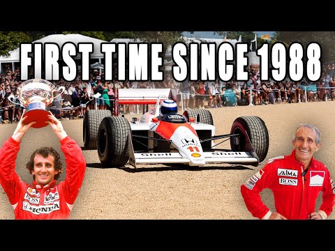Alain Prost Reunites With The Best McLaren at Goodwood