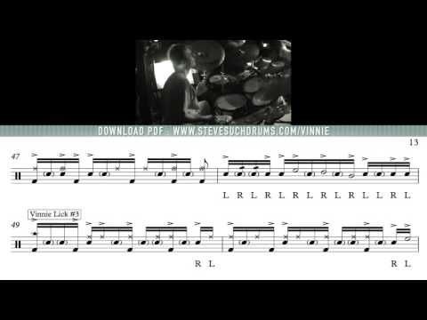 Vinnie Colaiuta LICK #3 - [ 24 Days Of Vinnie ]