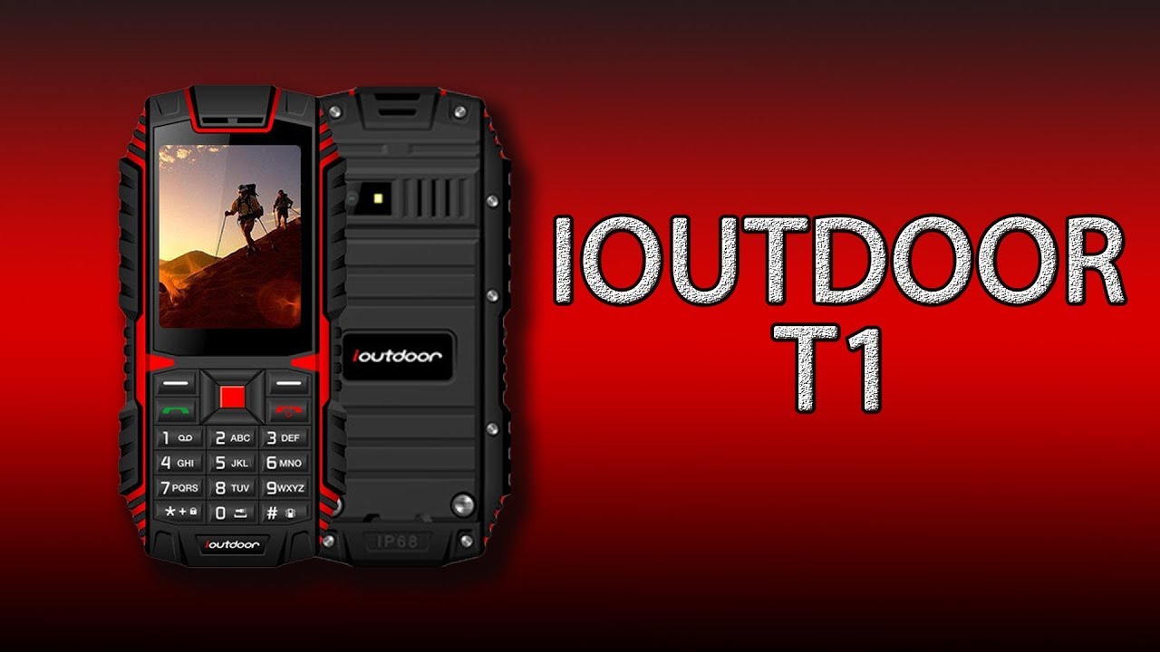 iOutdoor T1 - так выглядит самый лучший защищённый кнопочный телефон!