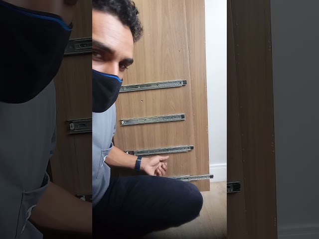 Dica para travamento de corrediças telescopicas