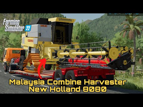 Mesin Padi 8080..Combine Harvester In Farming Simulator 22