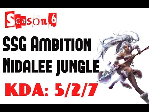 Korea Challenger LOL - SSG Ambition - Nidalee jungle (Feb 3, 2016)
