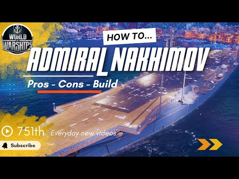 ADMIRAL NAKHIMOV Aircraft Carrier / WoWs / World of Warships #wows #worldofwarships #gaming