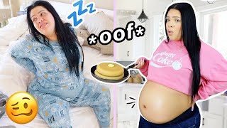 MY PREGNANT MORNING ROUTINE! *a mess*