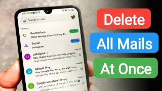 how to delete all mails in Gmail at once || how to delete all Gmail messages all at once