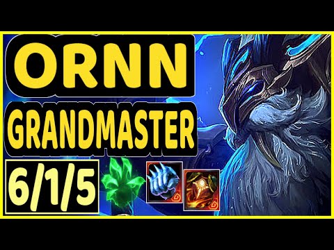NA KYUNG (ORNN) - 6/1/5 KDA TOP GAMEPLAY - KR Ranked GRANDMASTER