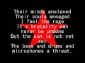 Rage Against The Machine - Darkness Of Greed (Lyrics)