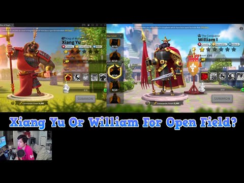 Xiang Yu Or William For Open Field?