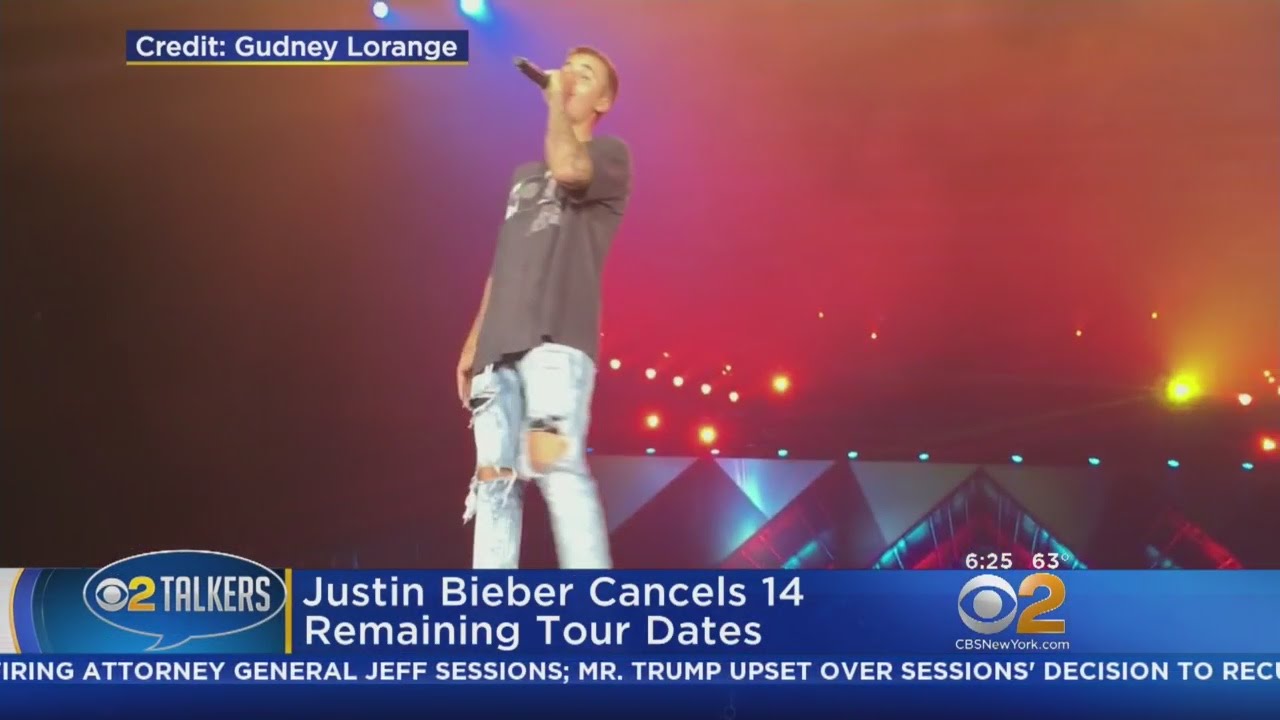 Justin Bieber Cancels 14 Remaining Tour Dates