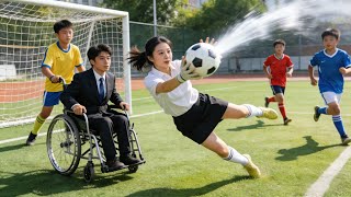 Shocking! The New Maid Takes CEO to Play Football—She Doesn’t See Him as Disabled at All!