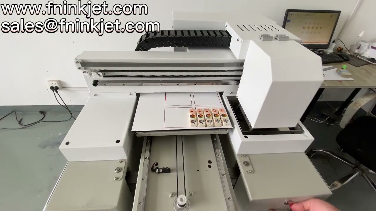 A3 size CMYK xp600 head fast speed food printer for candy cookies macarons chocolates marshmallows