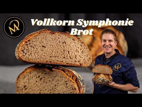 Vollkorn Symphonie Brot - Vollkorn Sauerteigbrot mit Dinkel, Weizen und Roggen