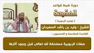 صفات الربوبية مستحقة لله قبل وجود آثارها image