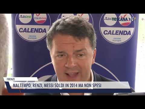2022-09-17 FIRENZE - MALTEMPO, RENZI, MESSI SOLDI IN 2014 MA NON SPESI