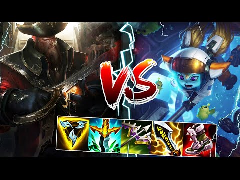 허허맨 Gangplank Vs Poppy Top - Korea Master -  Patch 25.S1.8